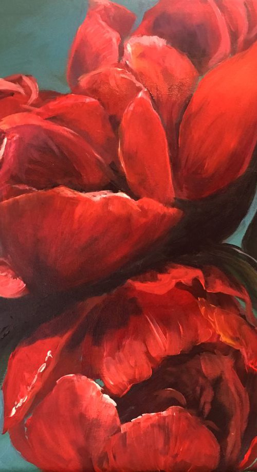Tulips from my Valentine by kellie mele