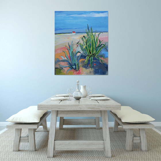 Landscape with Agave