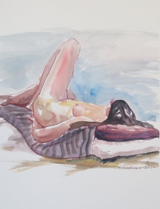 reclining female nude