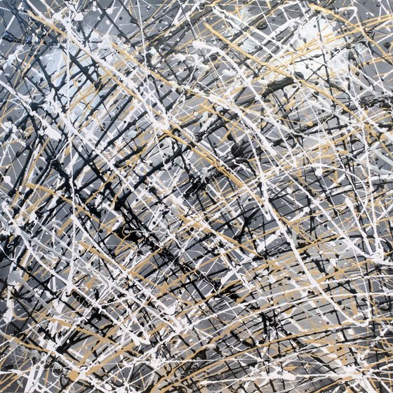 After Jackson Pollock, Fine Art. "Zeal 2"