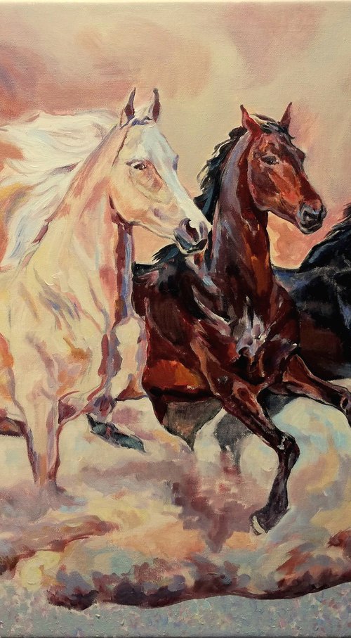 Running Horses by Jelena Djokic