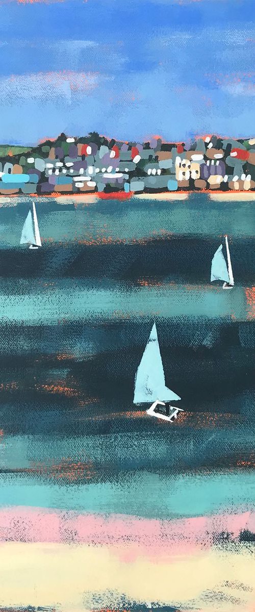 Padstow (Viewed From Rock) by Emma Dashwood