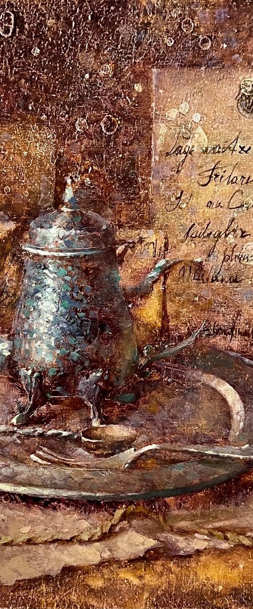 Old-World Charm Still Life by Yulia Odukalets