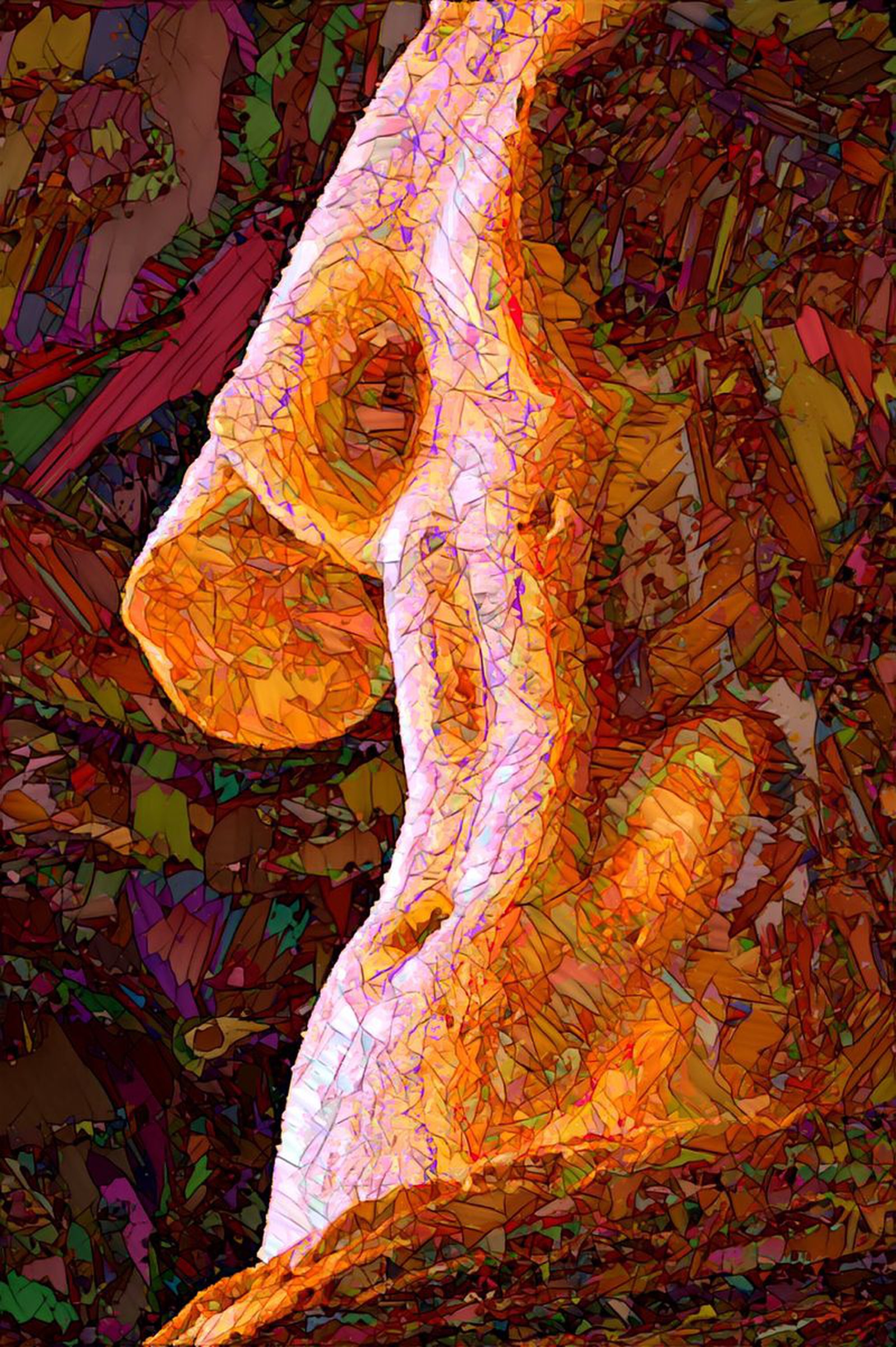 Curve 20 Venus De Milo Acrylic And Ink Paint Artfinder