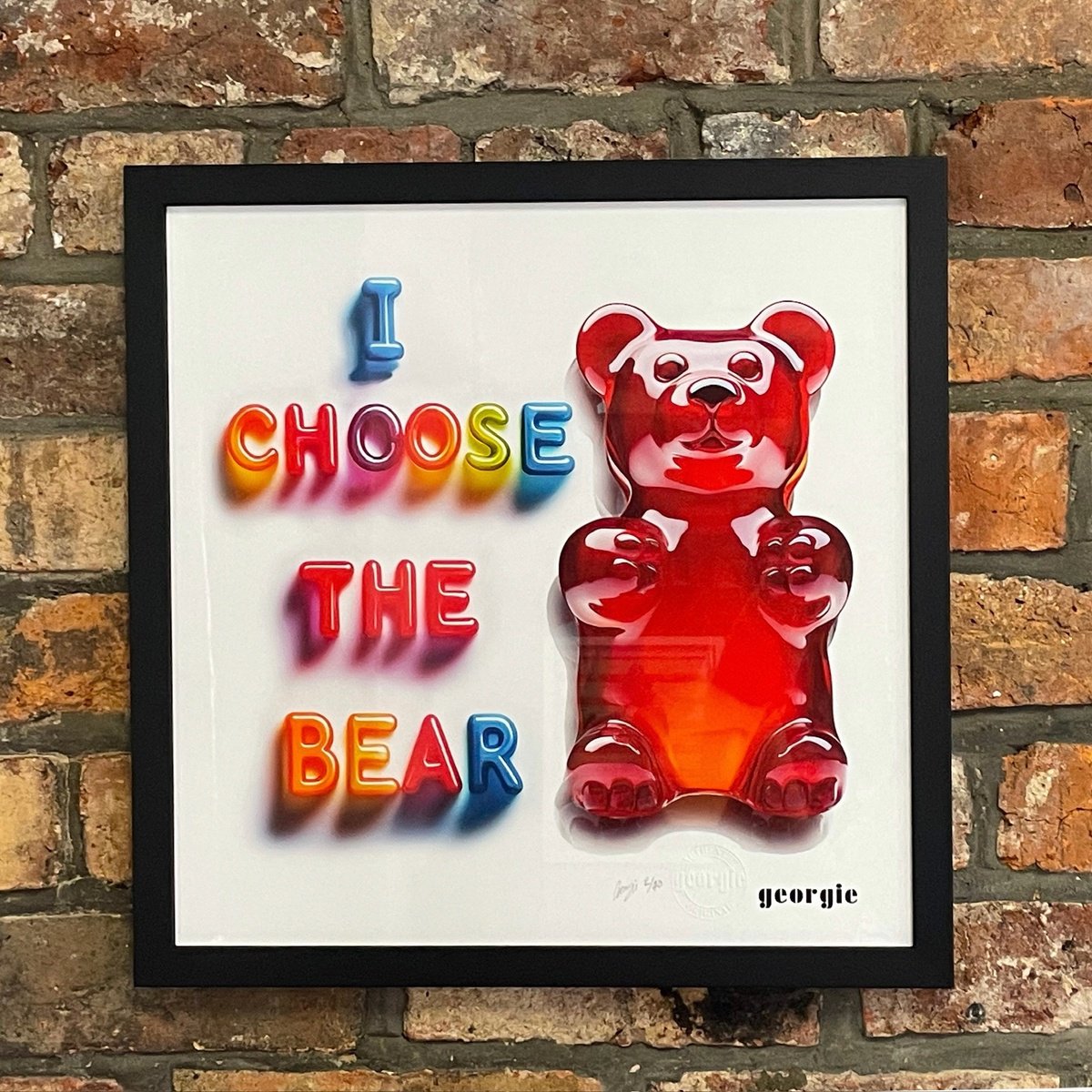 I CHOOSE THE BEAR by Georgie