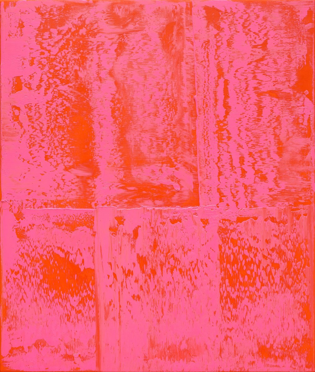 Abstract Oil Painting By Nataliia Sydorova, 22 X 26", Composition ?15, Original Artwork