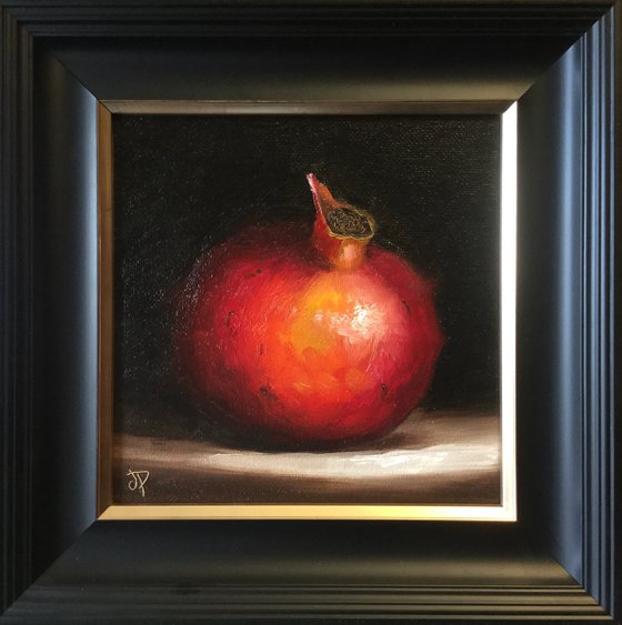 lone Pomegranate still life