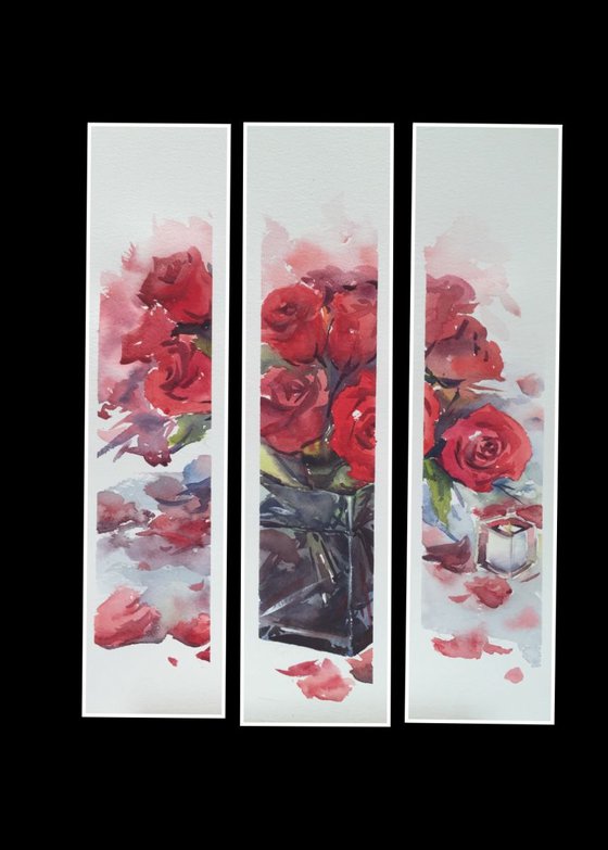 Vase of roses 11