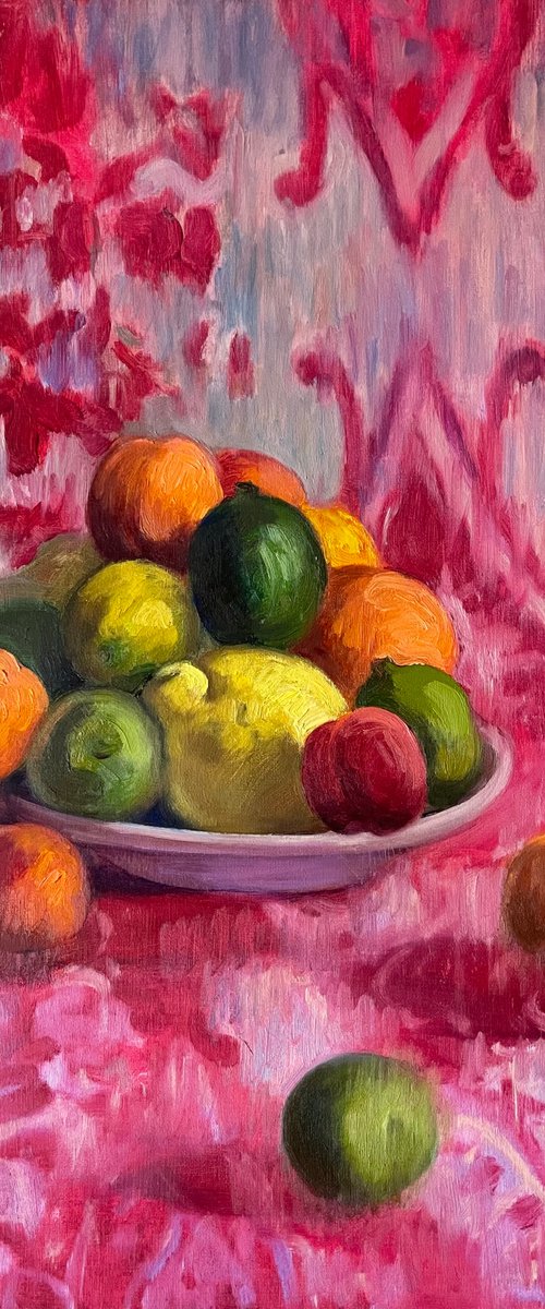 Still Life with fruits by Elina Arbidane