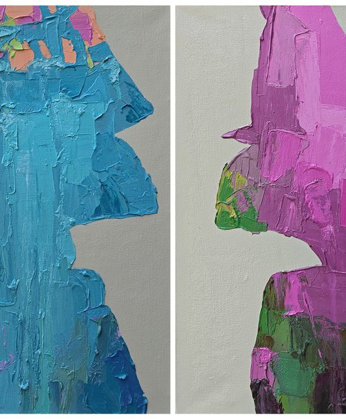 Two States Of Memory Painting by Abhishek Kumar