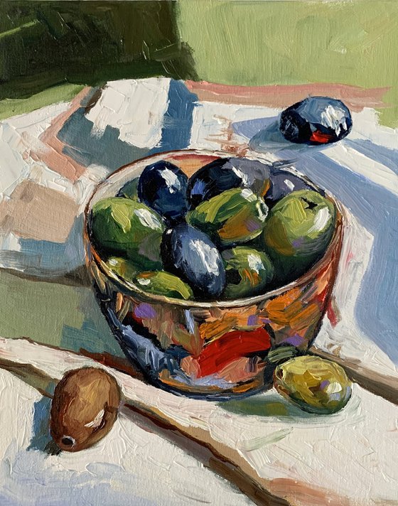 Still life with Olives.