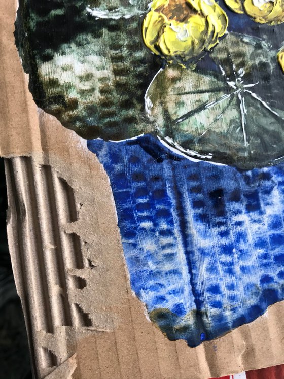 Water lilies in yellow 2