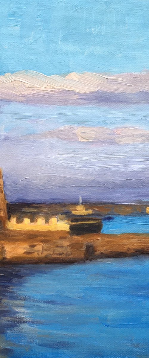 Rethymno lighthouse by Elena Sokolova