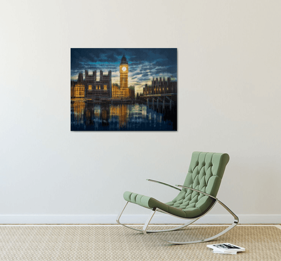 Big Ben As Night Falls