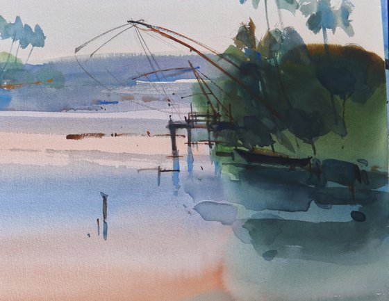 Fishing the warmth of dusk