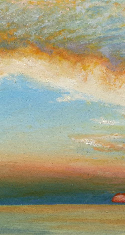 Cloud Swoop Sunset by John Fleck