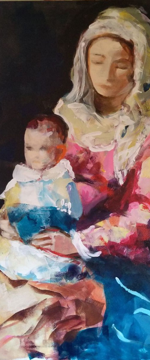 Madonna 17 by Marina Del Pozo