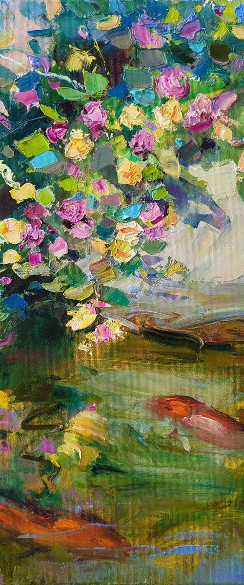 Lake in the Cat Garden by Helen Shukina