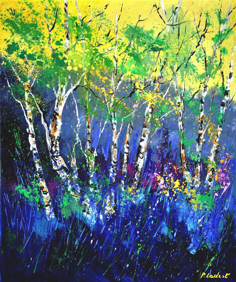 Aspentrees -5622 By Pol Henry Ledent, 20 X 24, Artwork For Sale On Artfinder