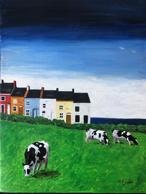 Cottages and Cows by Margaret Riordan