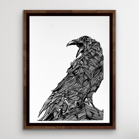 Interior Art Raven