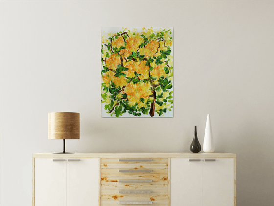 Yellow Fiesta / Original Painting