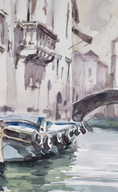 Canal in Venice by Goran Žigolić Watercolors