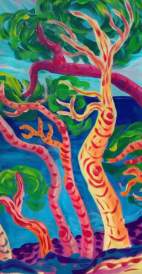 Coastal Pines, Marina Baixa by Kirsty Wain