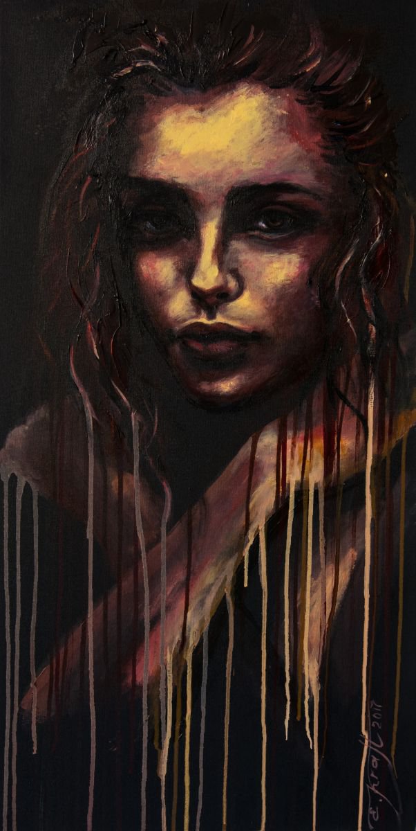 Acrylic Painting , ...I Used To Known By Elena Kraft, 16 X 31, Artwork For Sale On Artfinder