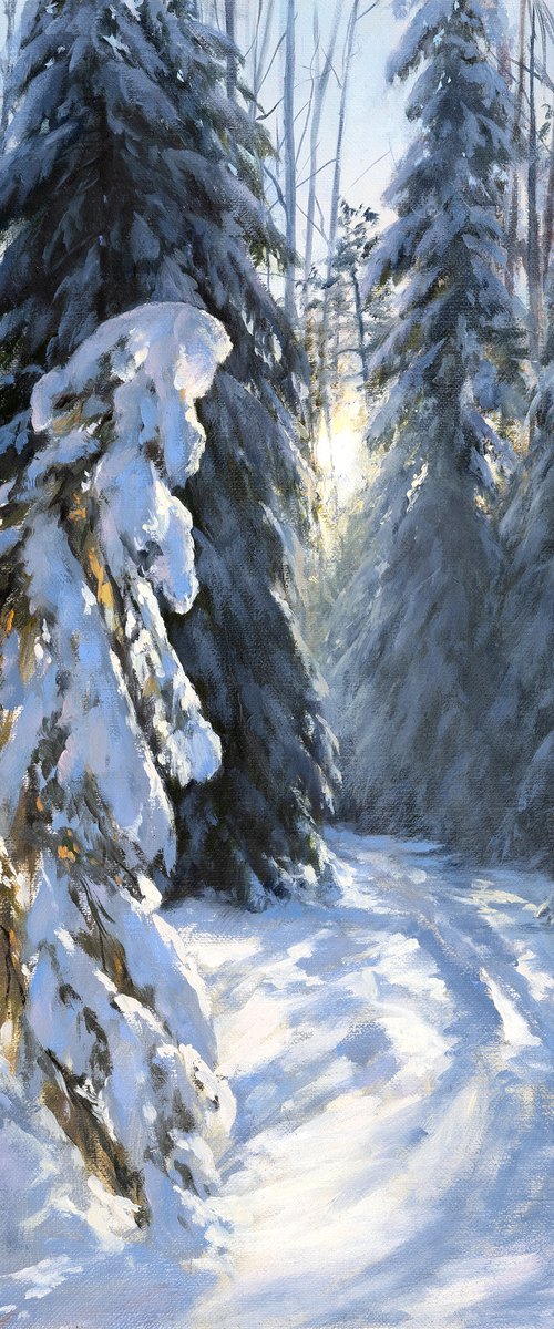 Winter forest by Julia Dubinina