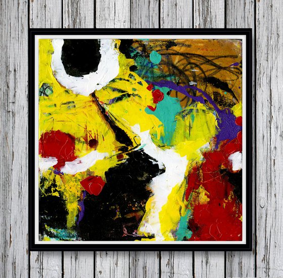 Time To Dance 5 - Abstract painting by Kathy Morton Stanion