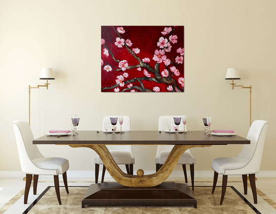 Blooming Cherry Branches