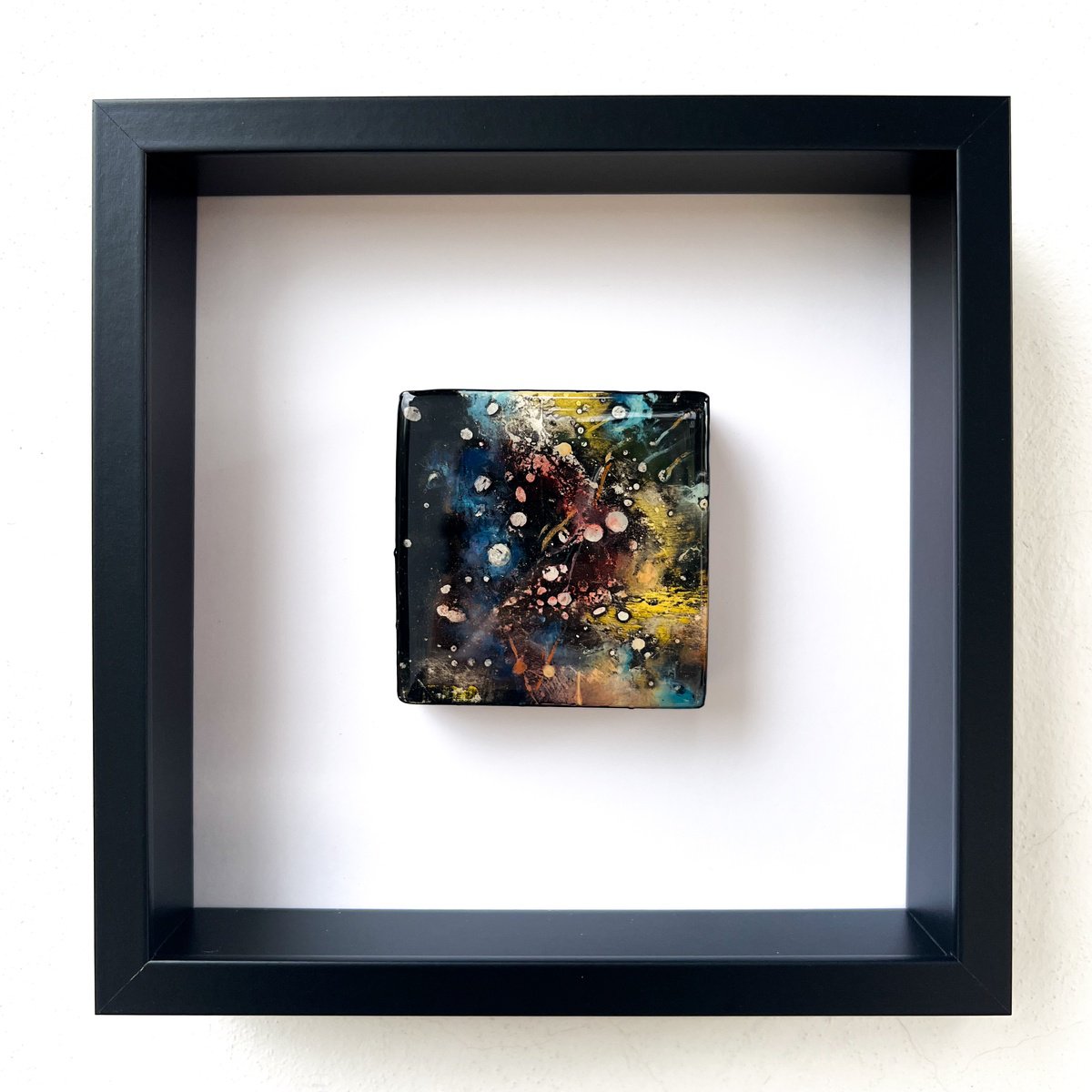 Abstract Landscape Painting By Marjan Fahimi, 10 X 10", The Stars 1, Original Artwork