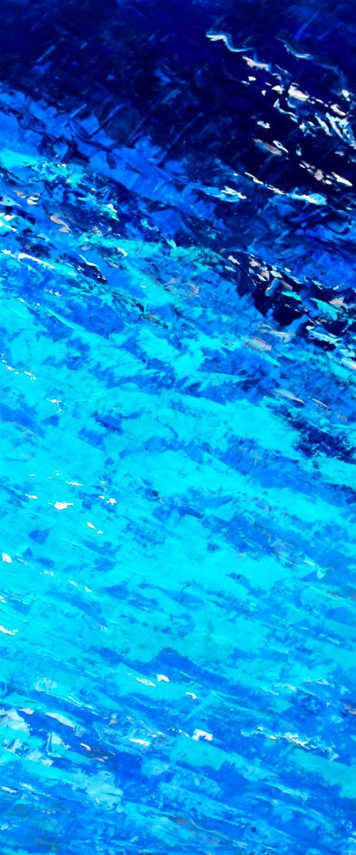 Marine Venture IV ( Large 40"x 40"-102 x 102cm) by Paul J Best