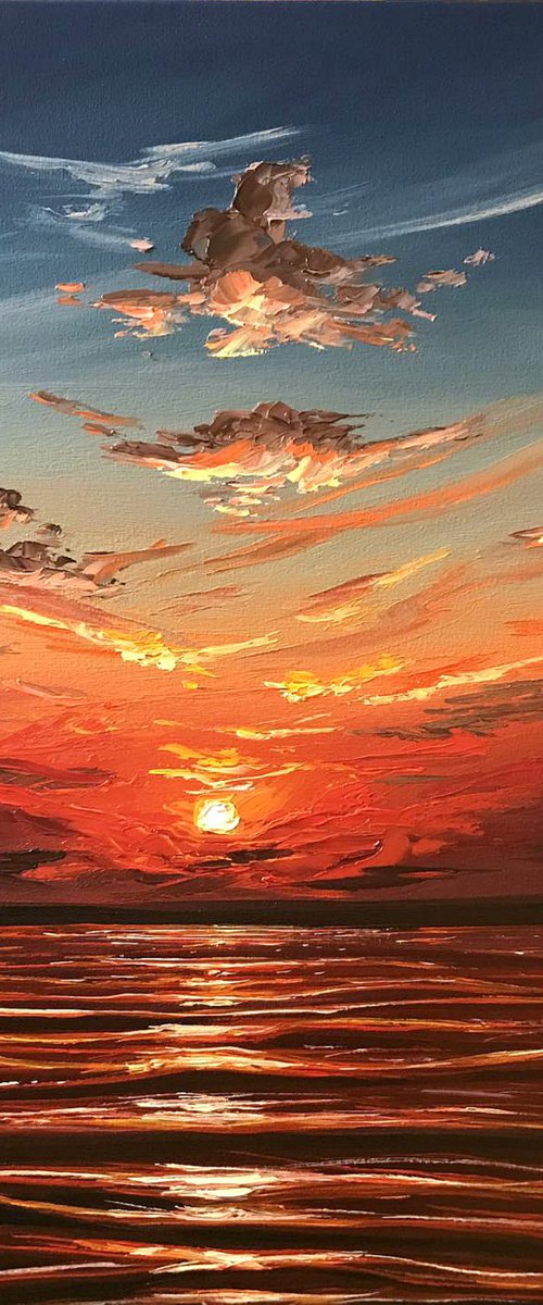Sunset embrace by Elena Adele Dmitrenko