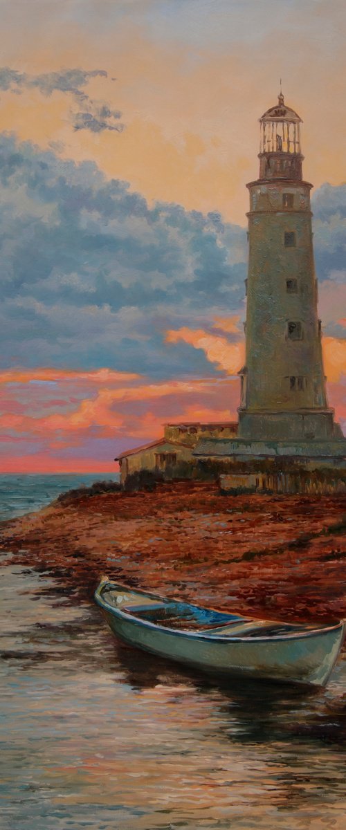 Crimean Lighthouse by Eduard Panov