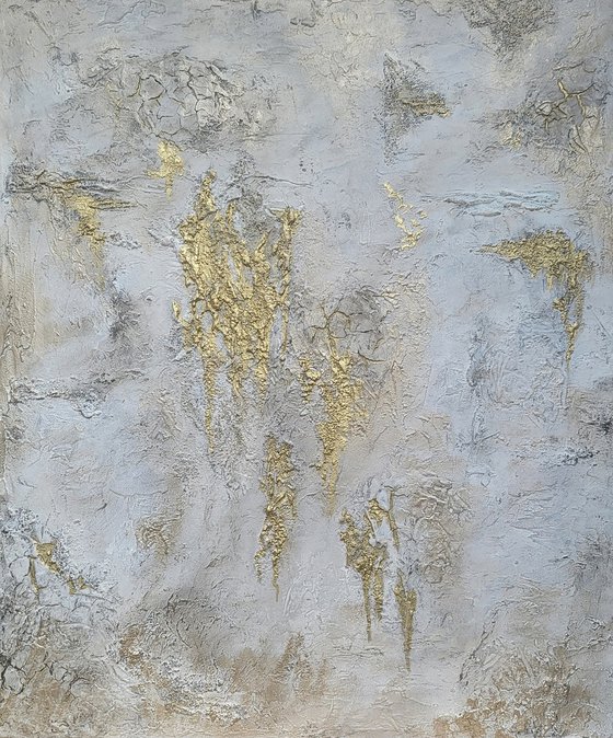 Abstract Gold Painting