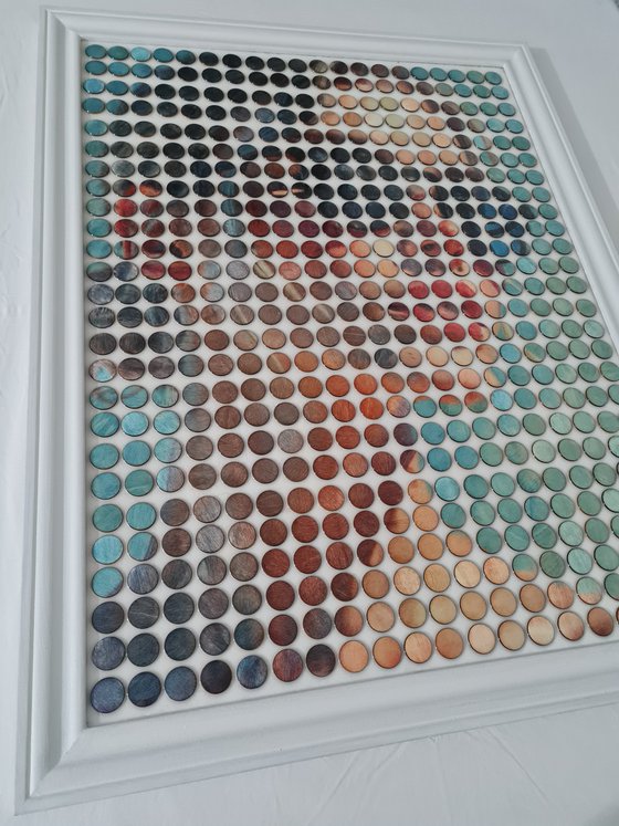 Warm sunshine (n.722) - Dot Art series