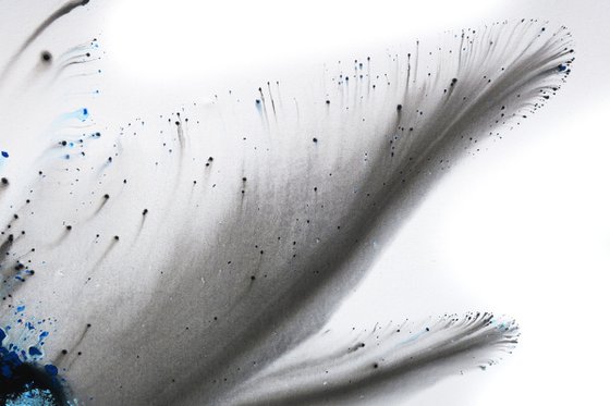 Nature 261 — Abstract Organic Blue
