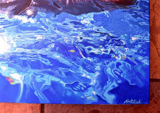 Liquid Light - Swimming/ Water painting