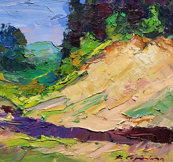 Near a Mountain Stream