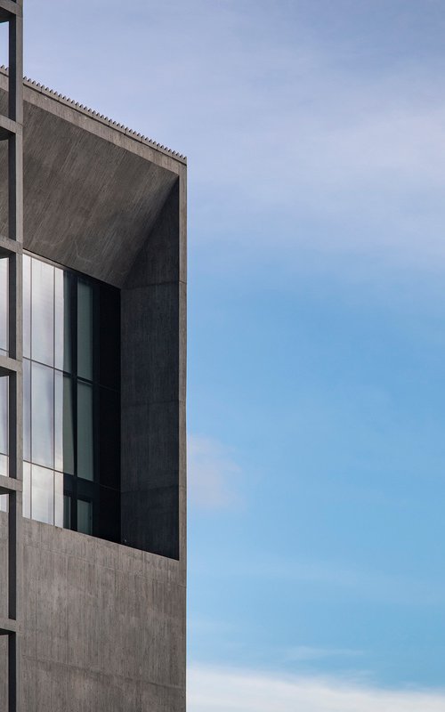 Composition 1 (Facade of M+ Museum of modern art, Hong Kong) by Sergio Capuzzimati