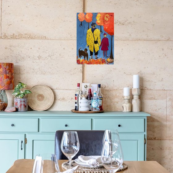 Walking with little Sofia