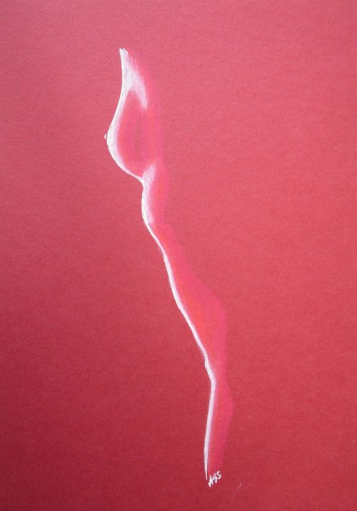 Nude 17 Red by Angela Stanbridge