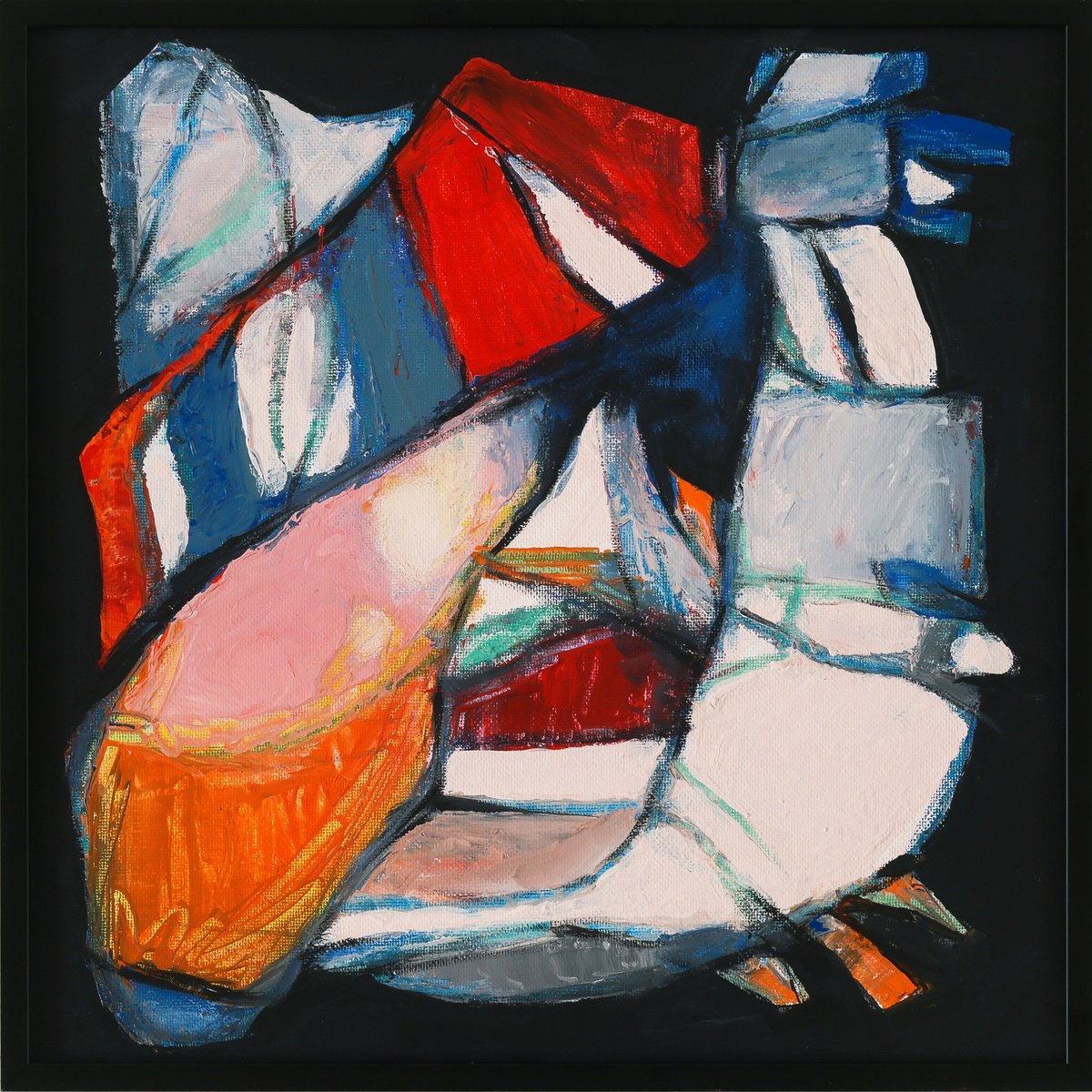 Abstract Miracle Beast By Bo Kravchenko, 12 X 12, Artwork For Sale On Artfinder