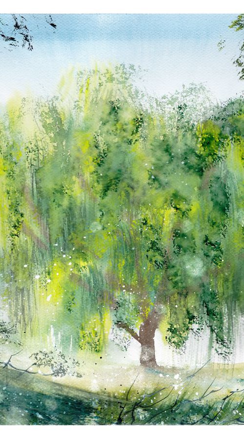 Weeping Willow by Yulia Schuster