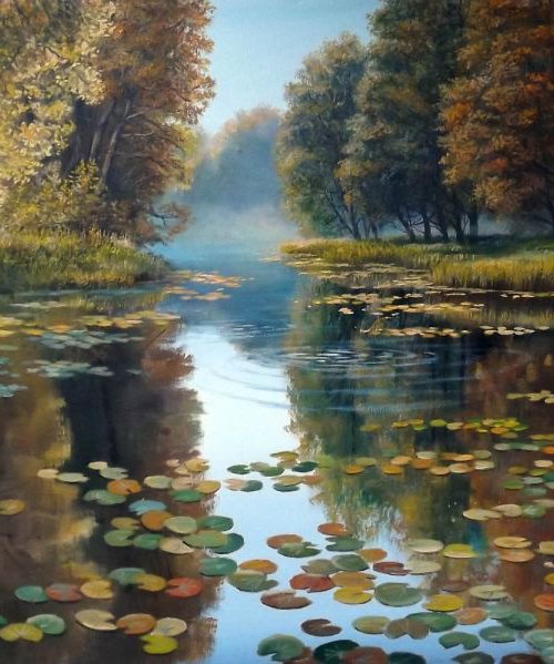Calm Creek by Oleg Riabchuk