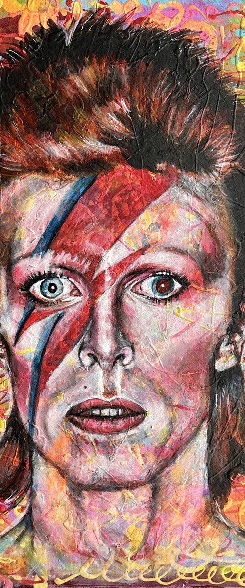 David Bowie Ziggy Stardust by Misty Lady - M. Nierobisz