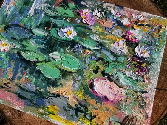 Inspired by Monet, Water Lily Pond