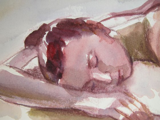 reclining female nude